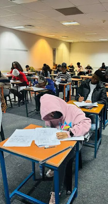 Keys Group Matric School learners in class